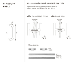 Madlá okrúhle priame Strieborný FT