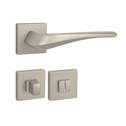 Kľučky na hranatých rozetách Strieborný FROSIO BORTOLO