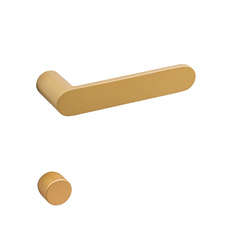 Minimalistické kľučky bez rozety na interiérové dvere Zlatý NUDA - VERUM ITALY