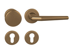 Kľučky na okrúhlych rozetách Bronzový BA