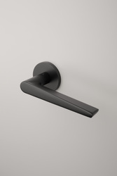 Kľučky na okrúhlych rozetách Čierny APRILE