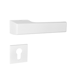 Kľučky na obdĺžnikových rozetách Biely Tupai