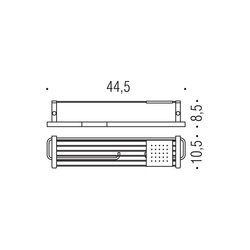 Držiaky na uterák Strieborný COLOMBO