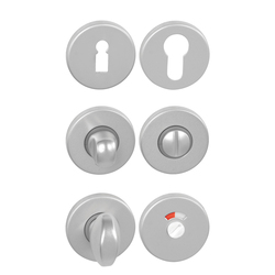 Rozeta ku kľučke BA - ROZETA - R 50/7 STM - strieborná matná (F1) | MP-KOVANIA.sk