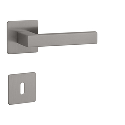 Kľučka na dvere SH - KVADRAT - HR 1760 3SM GRM PVD - grafit matný (BS PVD) | MP-KOVANIA.sk