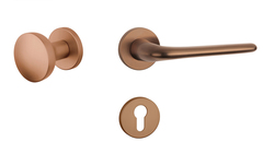 Kľučky na okrúhlych rozetách Medený APRILE