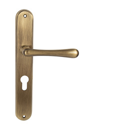 Kľučky na oválnych štítoch Bronzový NI