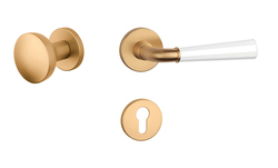 Kľučky na okrúhlych rozetách Kombinovaný APRILE