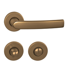 Kľučky na okrúhlych rozetách Bronzový BA