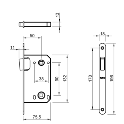 Magnetické zámky Medený Tupai