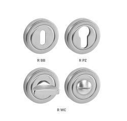 Rozeta ku kľučke TI - ROZETA - R delená CHM - chróm matný (96) | MP-KOVANIA.sk