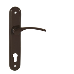 Kľučky na oválnych štítoch Hnedý KE