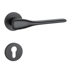 Kľučky na okrúhlych rozetách Čierny APRILE