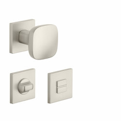 Madlá priame na rozetách Strieborný APRILE