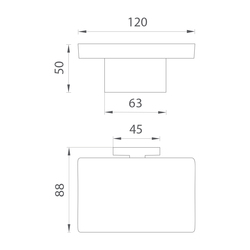 Misky na mydlo / mydlovničky Strieborný SMEDBO