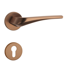 Kľučky na okrúhlych rozetách Medený APRILE