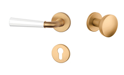 Kľučky na okrúhlych rozetách Kombinovaný APRILE