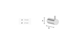 Vešiaky a háčiky  Strieborný SMEDBO