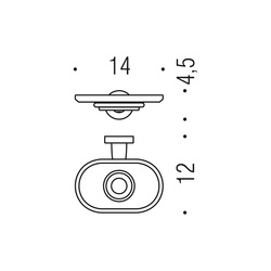 Misky na mydlo / mydlovničky Strieborný COLOMBO