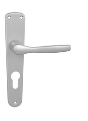 Kľučky na oválnych štítoch Strieborný BA