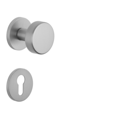 Gule priame na rozetách Strieborný APRILE