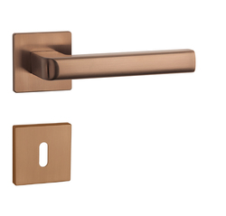 Kľučka na dvere AS - SALICE - HR 5S MEM PVD - meď matná (PN PVD) | MP-KOVANIA.sk