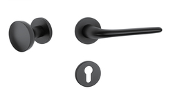 Kľučky na okrúhlych rozetách Čierny APRILE