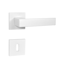 Kľučka na dvere MPK - HIT - HR SQ6 BIM - biela matná (WHITE) | MP-KOVANIA.sk
