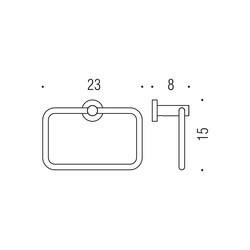 Držiaky na uterák Medený COLOMBO