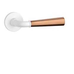 Kľučky na okrúhlych rozetách Kombinovaný APRILE