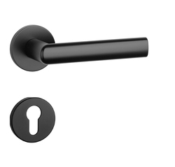 Kľučky na okrúhlych rozetách Čierny APRILE