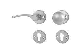 Kľučky na okrúhlych rozetách Strieborný KE