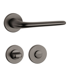 Kľučky na okrúhlych rozetách Sivý APRILE