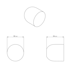 Gule priame Biely NUDA - VERUM ITALY