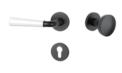 Kľučky na okrúhlych rozetách Kombinovaný APRILE