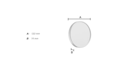 Kozmetické zrkadlá Strieborný SMEDBO