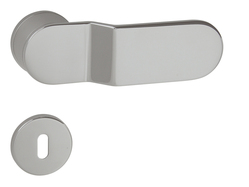 Kľučka na dvere MI - ICE - R CHL/CHM/CHL - chróm lesklý/chróm matný/chróm lesklý  (CRCS/CR) | MP-KOVANIA.sk
