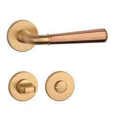 Kľučky na okrúhlych rozetách Kombinovaný APRILE