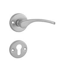 Kľučky na okrúhlych rozetách Strieborný KE