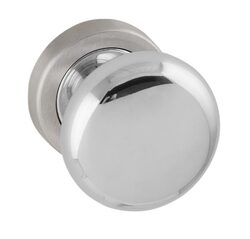 Guľa na dvere TI - GUĽA - R 589 CHL/NEM - chróm lesklý/nerez matná (67) | MP-KOVANIA.sk