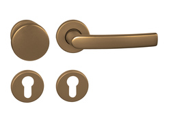 Kľučky na okrúhlych rozetách Bronzový BA