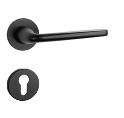 Kľučky na okrúhlych rozetách Čierny APRILE