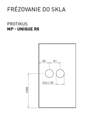 Protiplechy a protikusy na sklenené dvere Čierny MPK