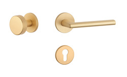 Kľučky na okrúhlych rozetách Zlatý APRILE