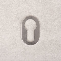 Úzke oválne rozety Strieborný NUDA - VERUM ITALY