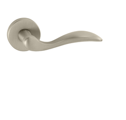 Kľučky na okrúhlych rozetách Strieborný Tupai