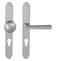 Kľučky na rustikálnych štítoch Strieborný NI