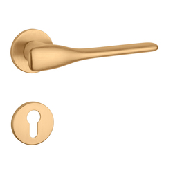 Kľučky na okrúhlych rozetách Zlatý APRILE