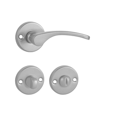 Kľučky na okrúhlych rozetách Strieborný KE