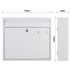 Poštové schránky Biely ROTTNER